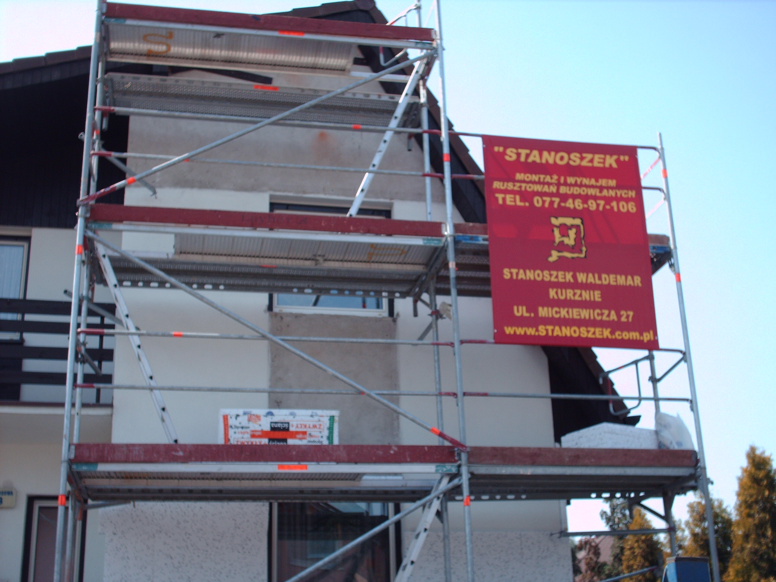 Wynajem i montaż rusztowań budowlanych